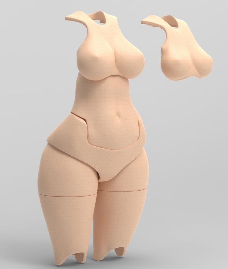 メガミデバイス バスタードール用 ボディパーツセット お腹 バスト 胸