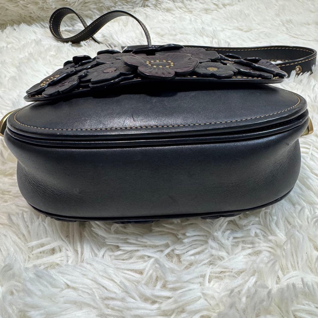 【激レア】COACH ショルダーバッグ　花柄　38195 レザー　斜めがけ