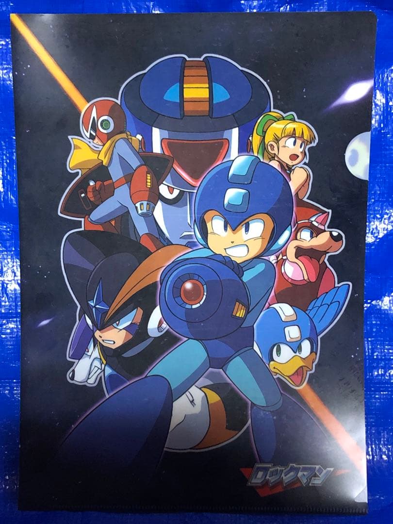 ロックマン20周年記念商品 ロックマン ロックマンX A4クリアファイル