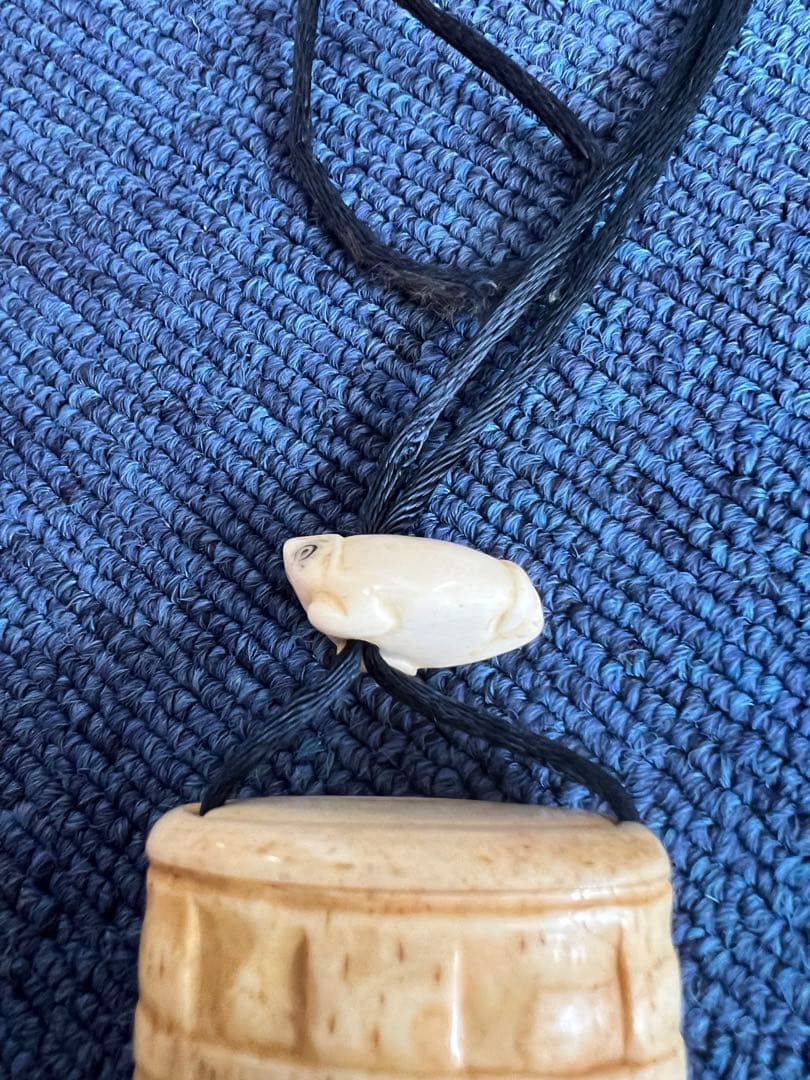 1229 二段印籠 根付 極細工 美術品・アンティーク・コレクション