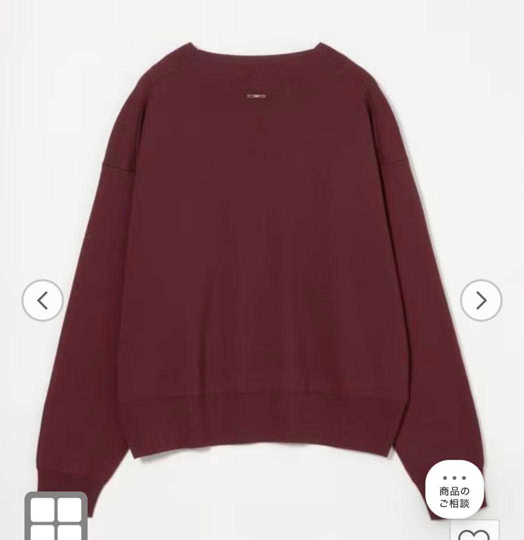 今期　新品タグ付　コンテ　conte 辺見えみり　Vネック　ニット