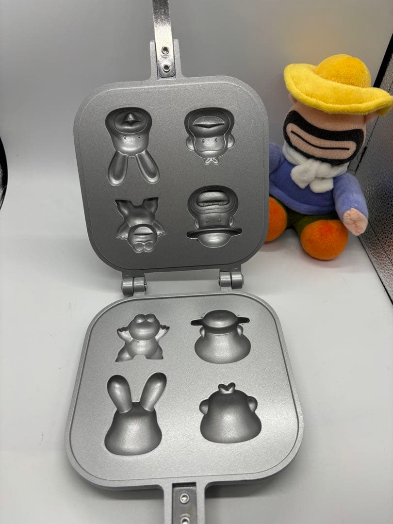 カルビー　懸賞　オリジナルカステラ焼き器　カールおじさん　ぬいぐるみ　セット