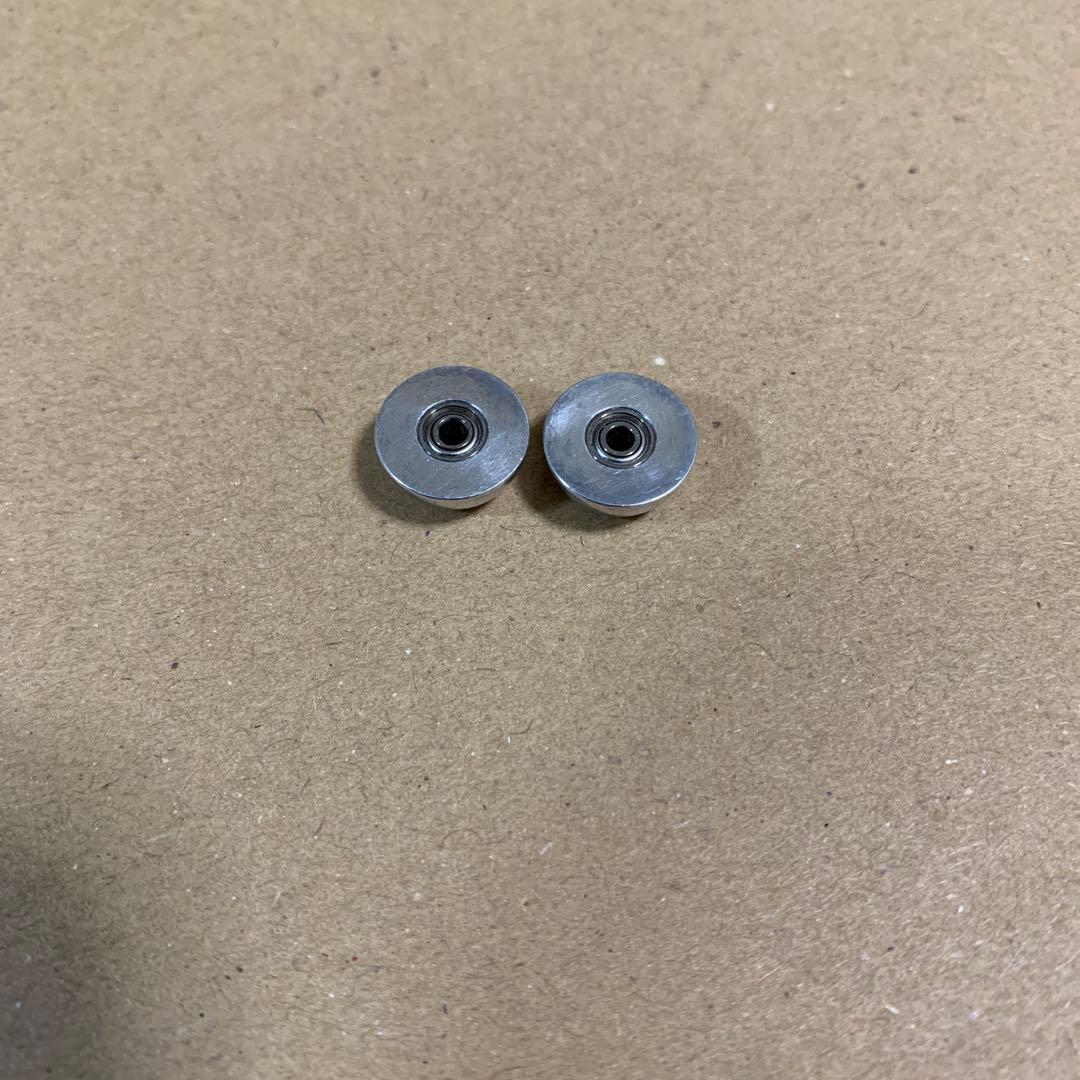 ミニ四駆　11mmアルミベアリングローラー ボウル