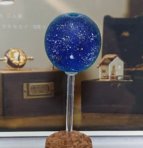 貴重です！ 増永元さん彩元堂 とんぼ玉 光る魚石 - メルカリ