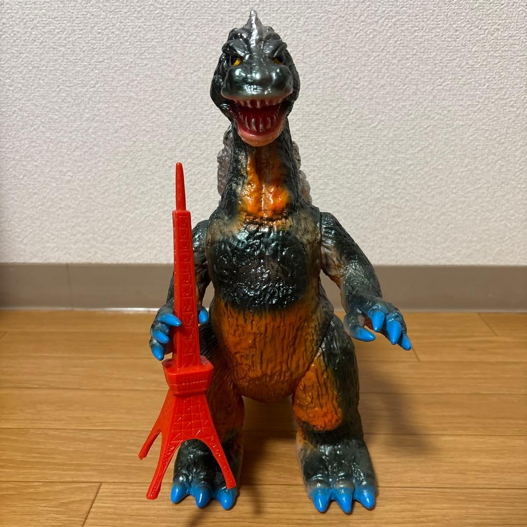 ブルマァク Gゴジラ ジャイアントゴジラ ソフビ レトロカラー 美品