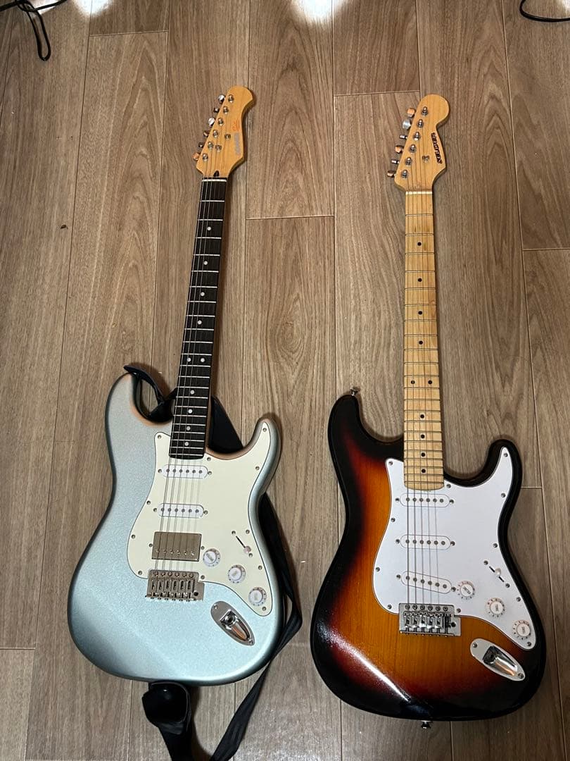 ギター donner dst 152 & selder DST-152 初心者エレキギターセットコイルタップ 6点トレモロ