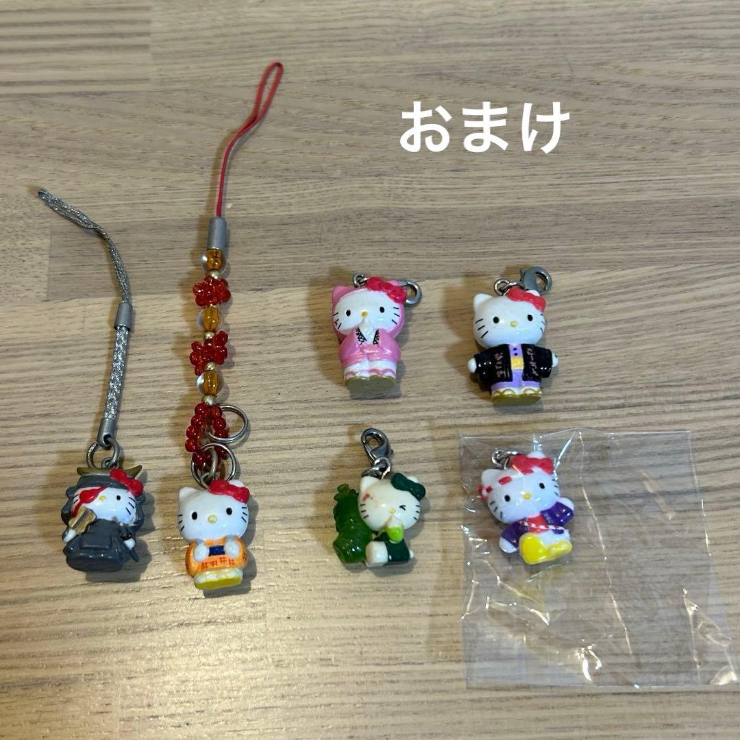 ご当地キティ　根付けストラップ138個+おまけ