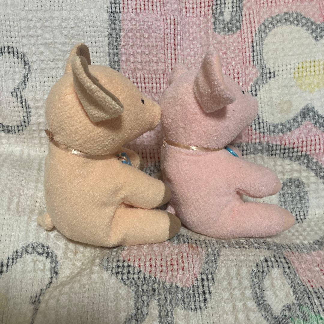 モンスイユ　ブタ　ショコラ　ぬいぐるみ　2こセット　バラ売り不可　中古品