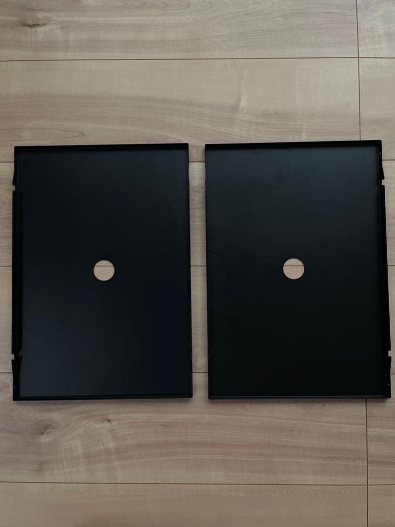 週末限定】雪峰祭2024秋限定 ステンレストレー1ユニット ブラック2枚セット