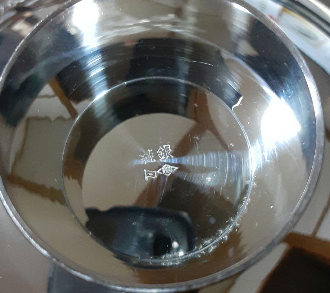 silver刻印 時代銀巻ガラス調味料入8点 東Y7-0905⭐︎2Fトカオ 大正