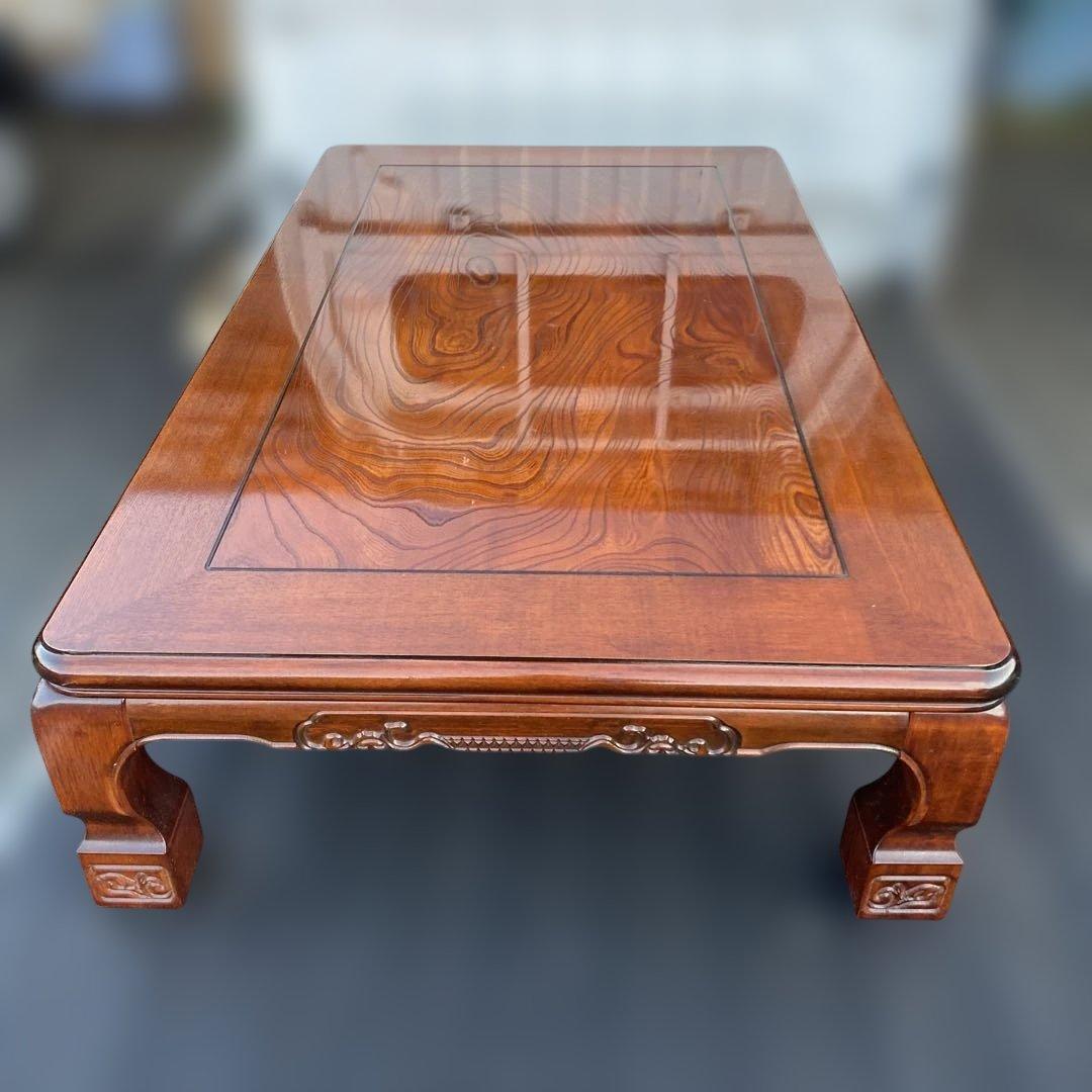 引き取りも歓迎家具調こたつ　長方形　木製こたつテーブル ダークブラウン座卓家具調 引き取りも歓迎家具調こたつ 長方形 木製こたつテーブル ダーク