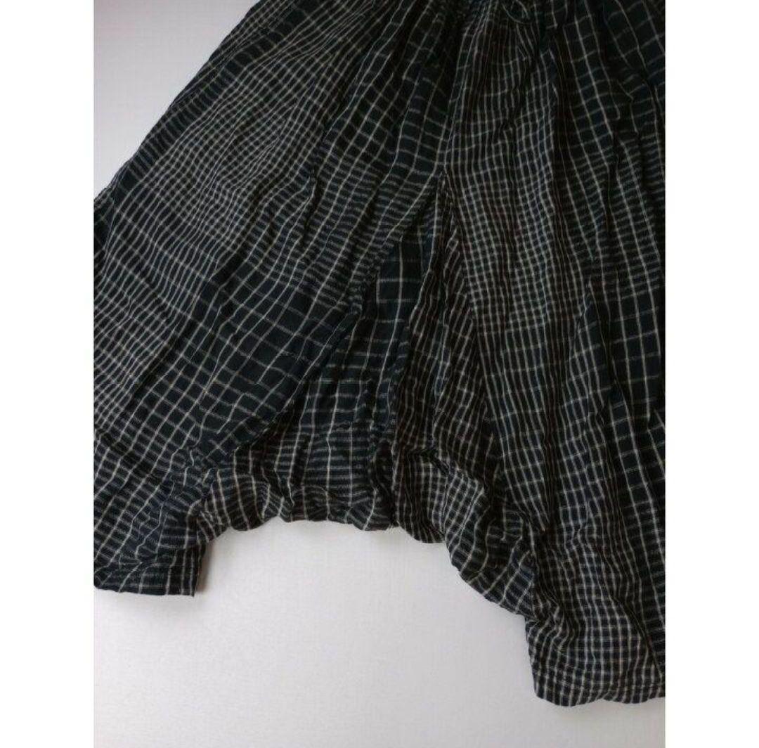 ichi Antiquites 限定 ヴィンテージチェックサルエルパンツ