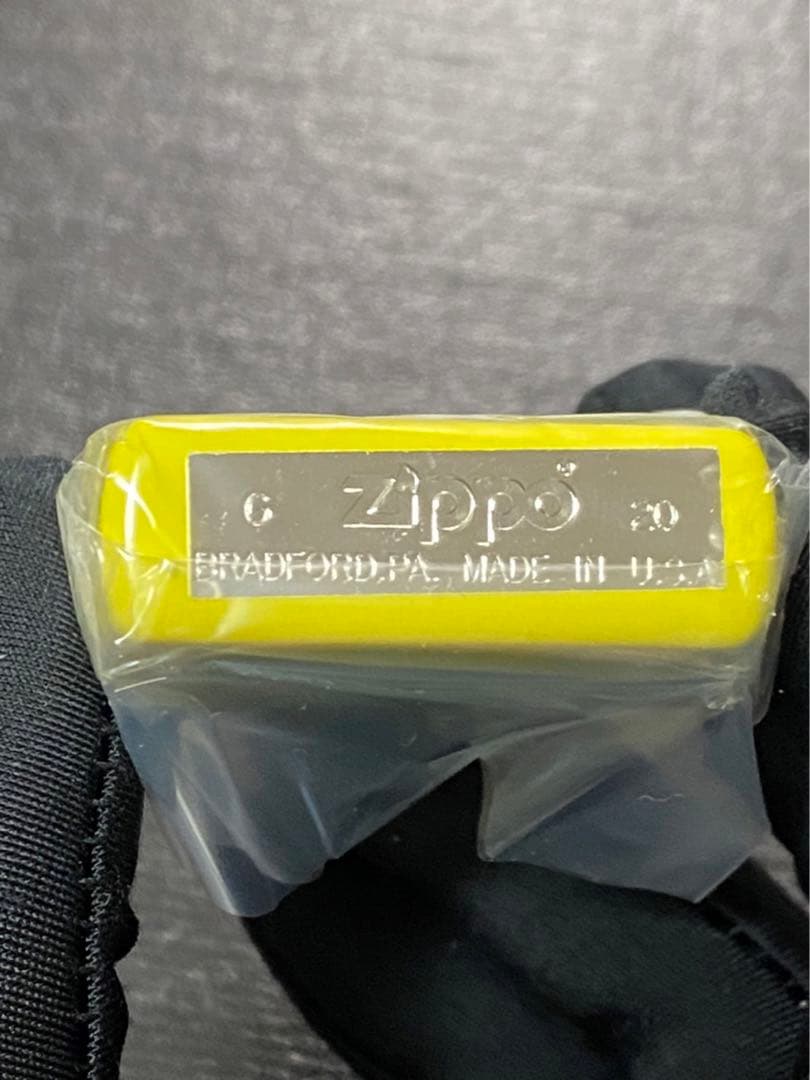 zippo キャメル 両面加工 限定品 イエロー 希少モデル 2020年製