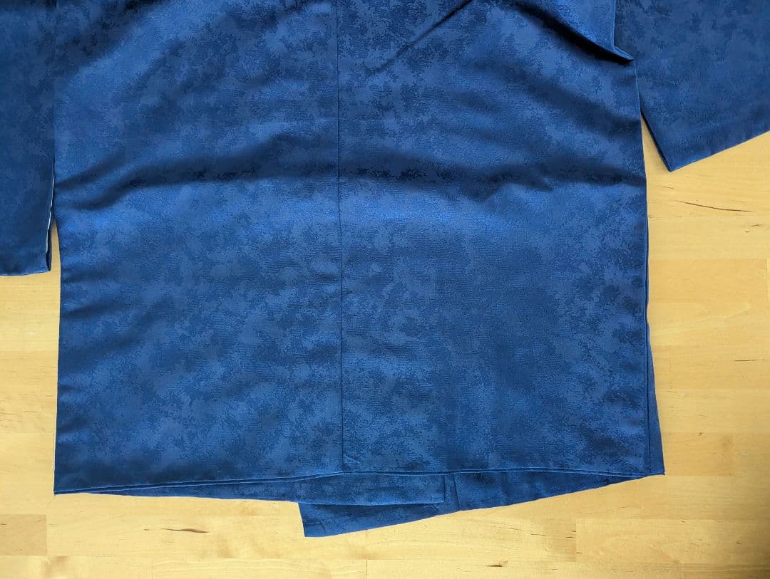 七五三 男の子 5歳 KYOETSU 着物 紺色 鷹太鼓の羽織と帯セット