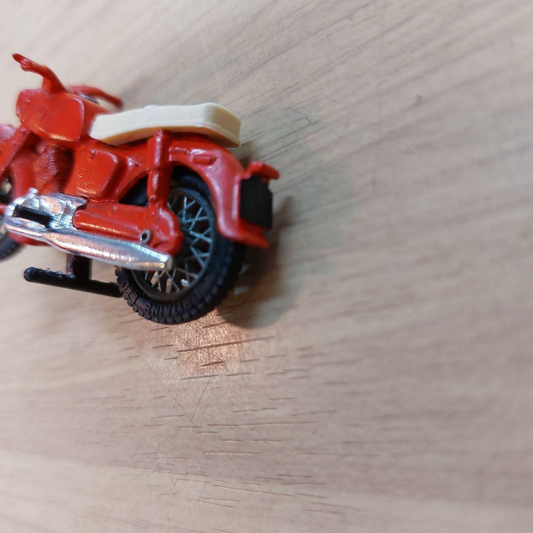 ホンダベンリー 赤いミニバイクとSHELLガソリンスタンドセット 傷 汚れあり