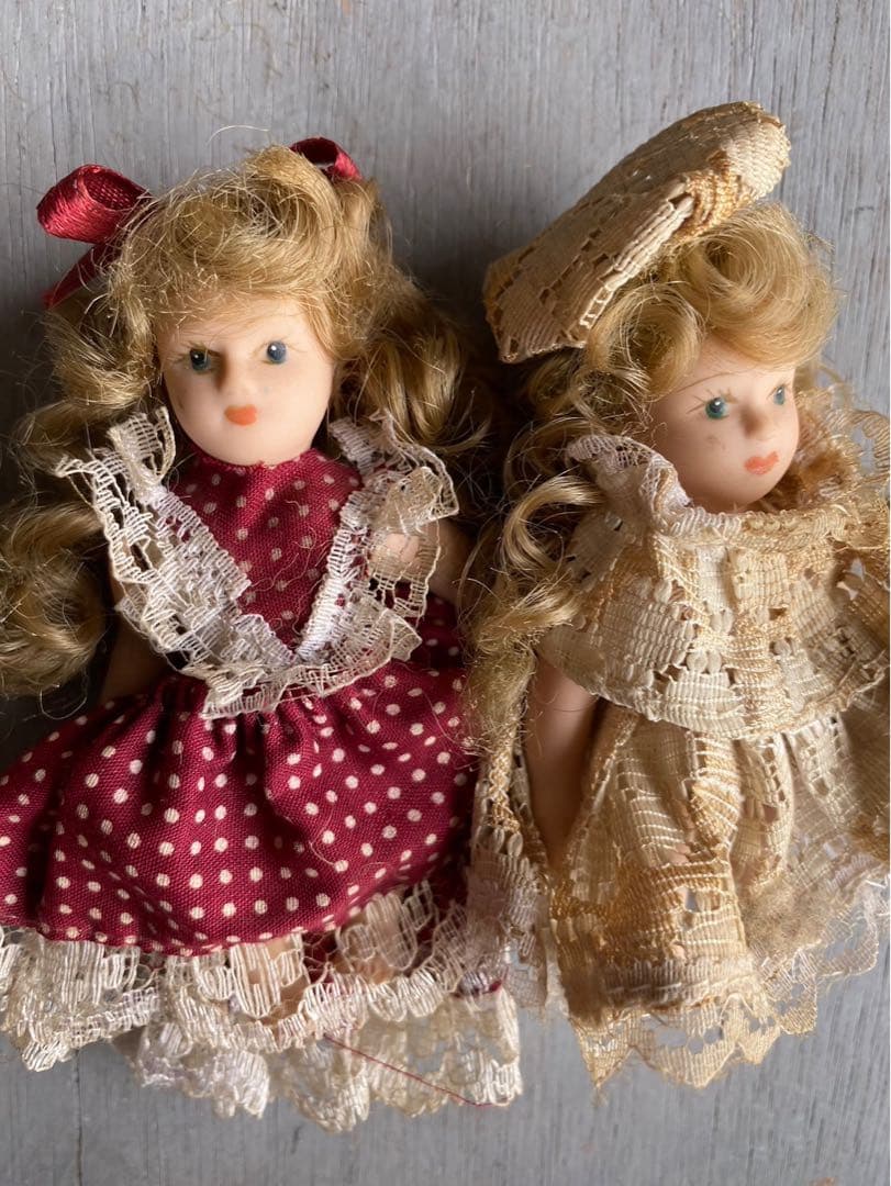 ミニョネット ミニ ビスクドール 陶器インテリア アンティーク 人形