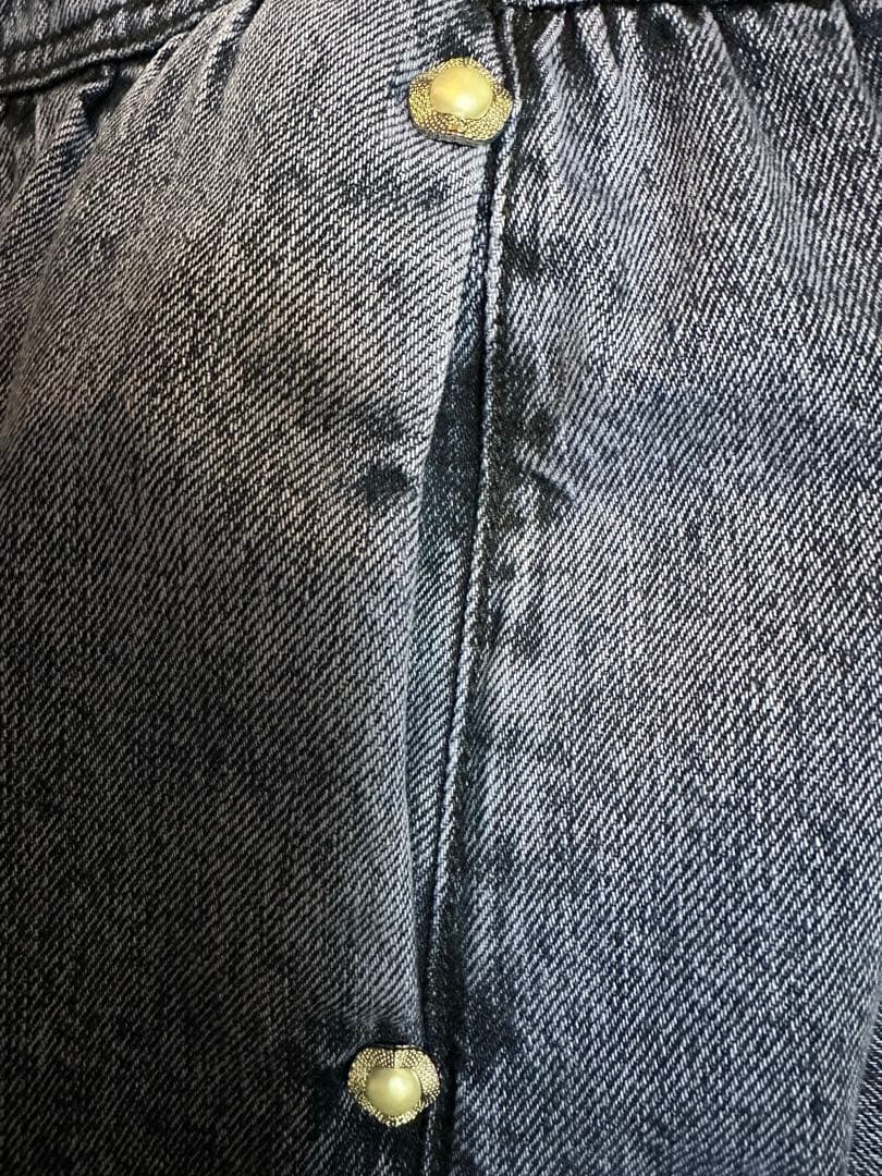 CHANEL デニムワイドパンツ