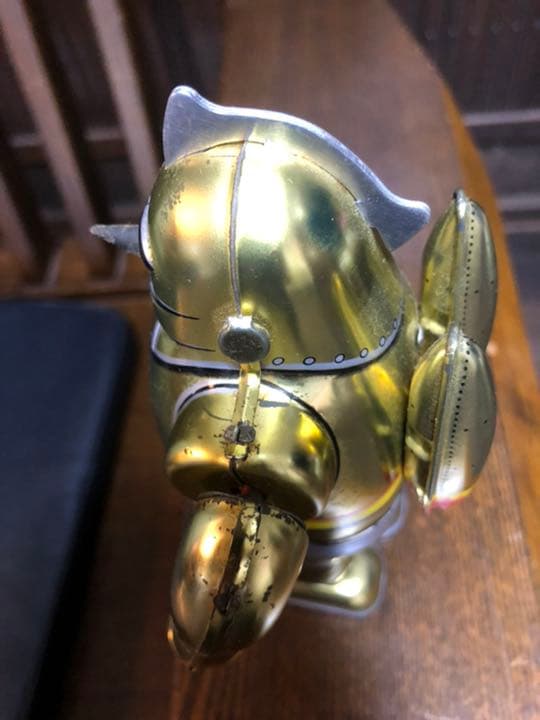 【新品・未使用】鉄人28号NO1 大阪ブリキ 10周年記念版 ゴールド