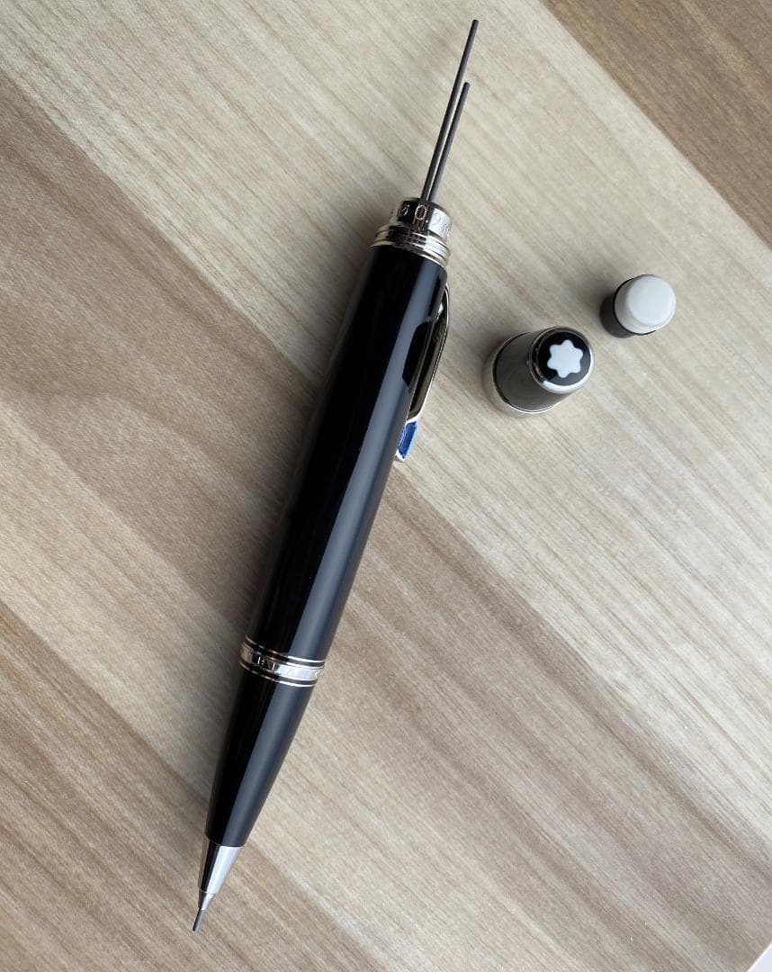 未使用に近い 入手困難 モンブラン ボエム ブルー 芯0.9mm シャープ