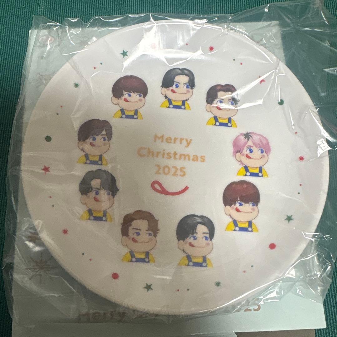 FUJIYA×SnowMan オリジナルクリスマスプレート（お皿） SnowMan 不二家