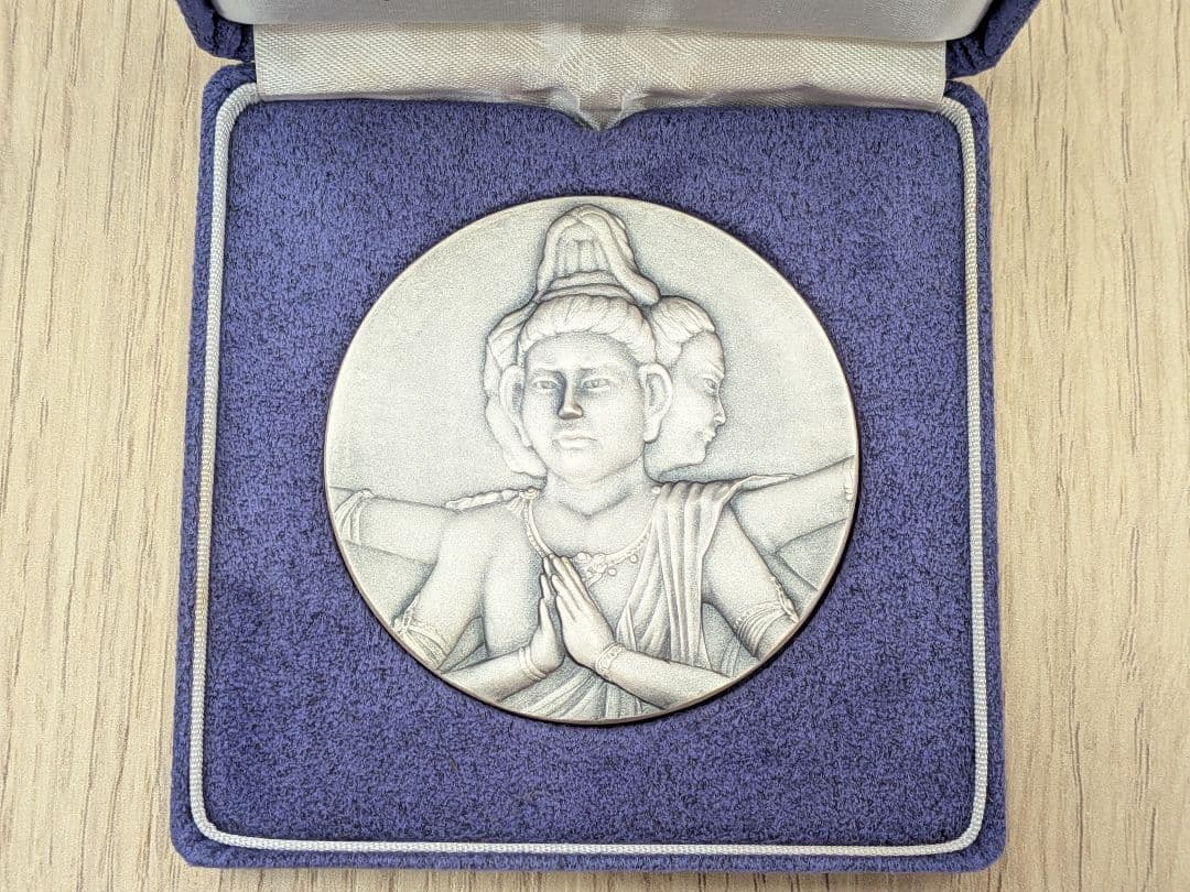 美品】興福寺 阿修羅像 純銀（999）メダル 160g