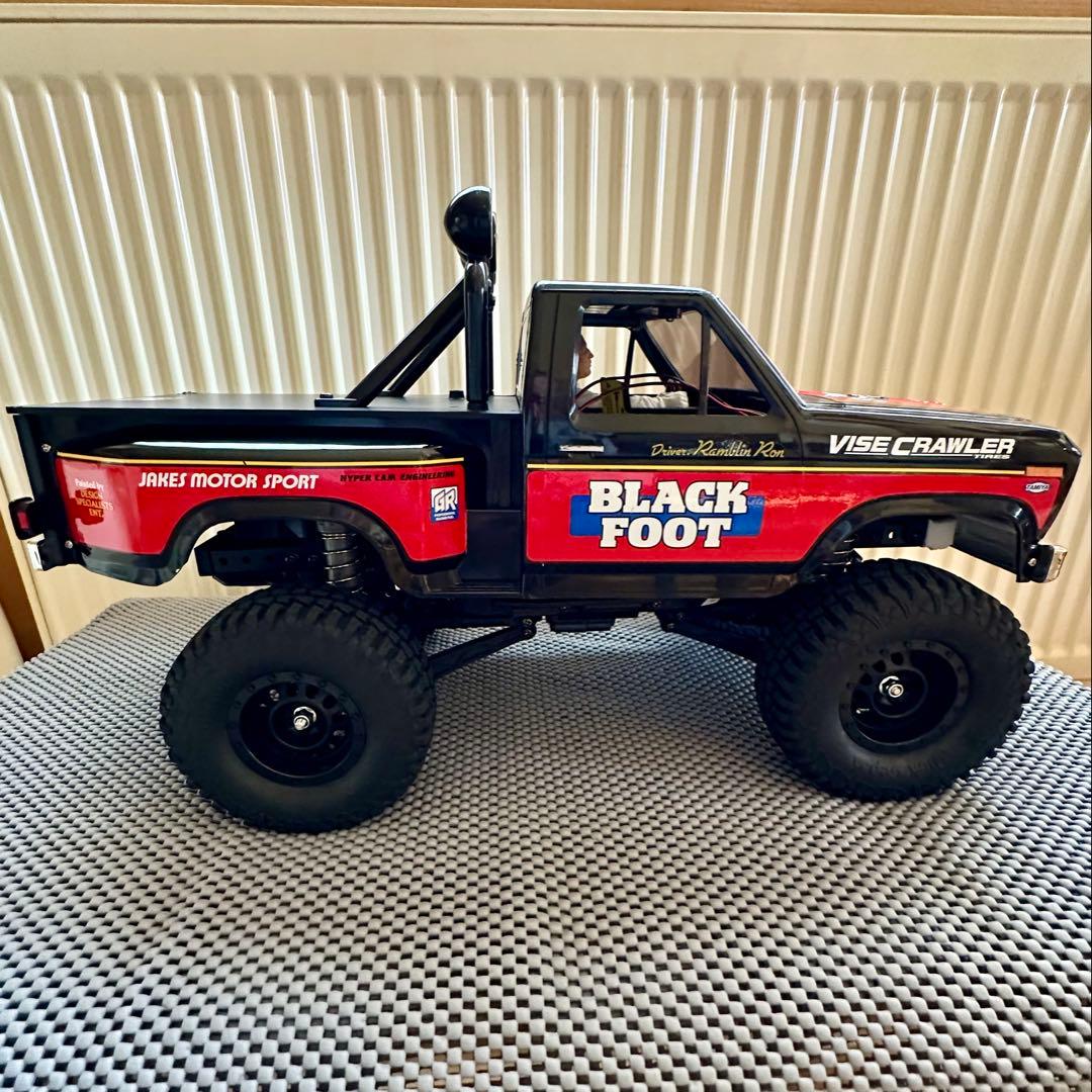 w*z様 タミヤ 1/10 CC-02シャーシ＆ブラックフット ボディ - メルカリ