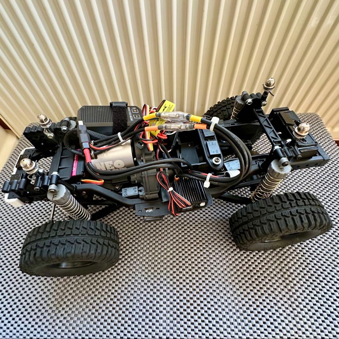 w*z様 タミヤ 1/10 CC-02シャーシ＆ブラックフット ボディ - メルカリ