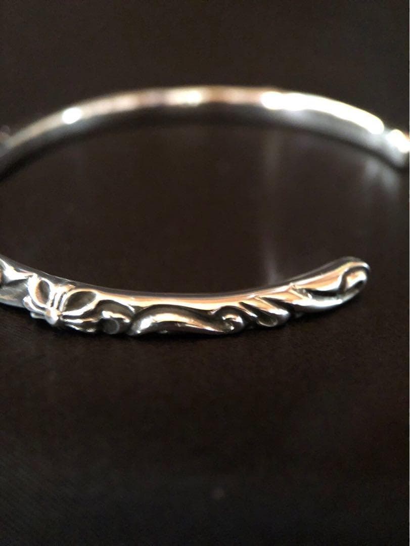 シルバー925 バングル　クロス　プラス　⑥ 7455