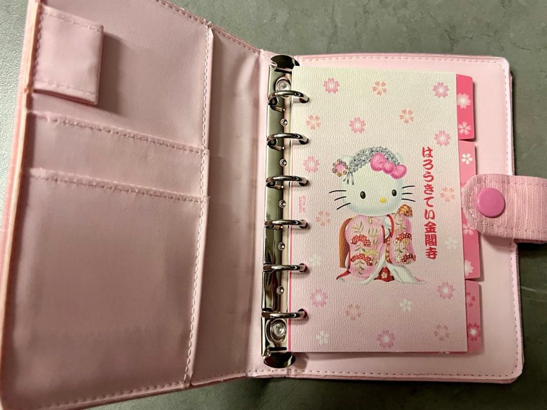 希少❣️ ハローキティ シール帳 シールバインダー 手帳 6穴バインダー y2k