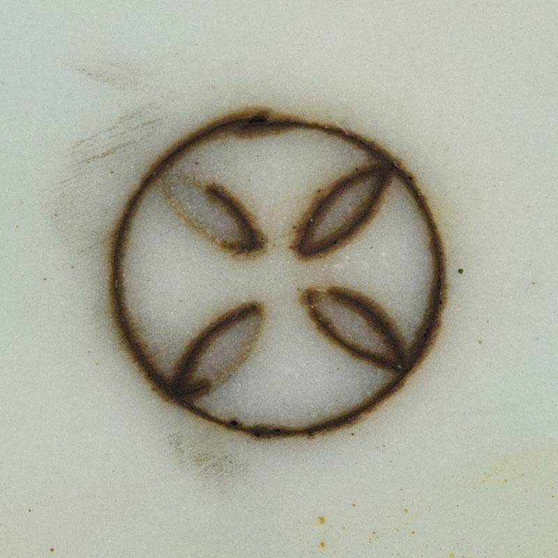 七宝焼　安藤七宝店　花文　花瓶　唐木台　時代箱付　M　R9165