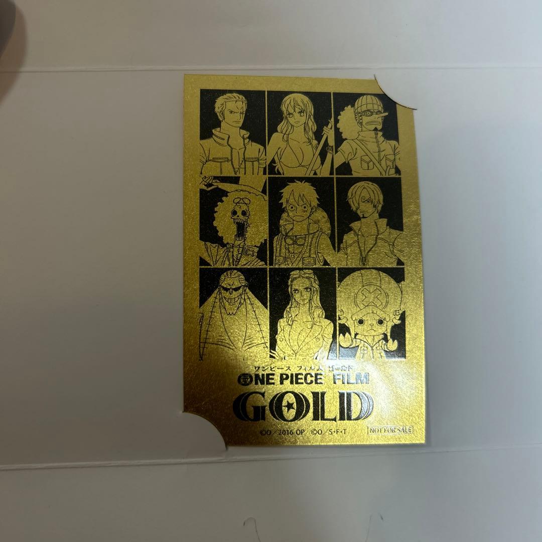 麦わらの一味 ゴールデン抽選会A賞 金箔カード - メルカリ