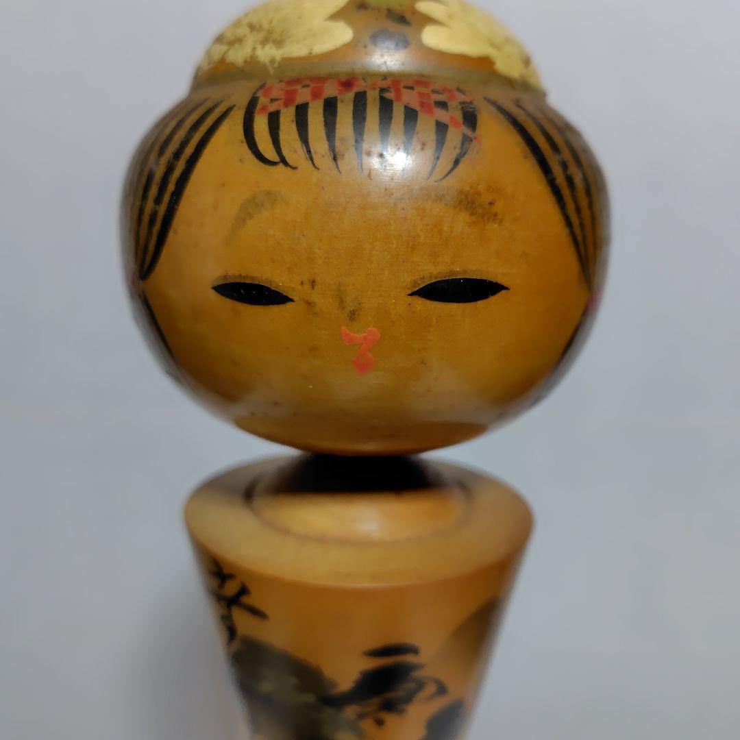 こけし(小芥子) : 네이버 블로그 年代物の小芥子です。高さ34cm