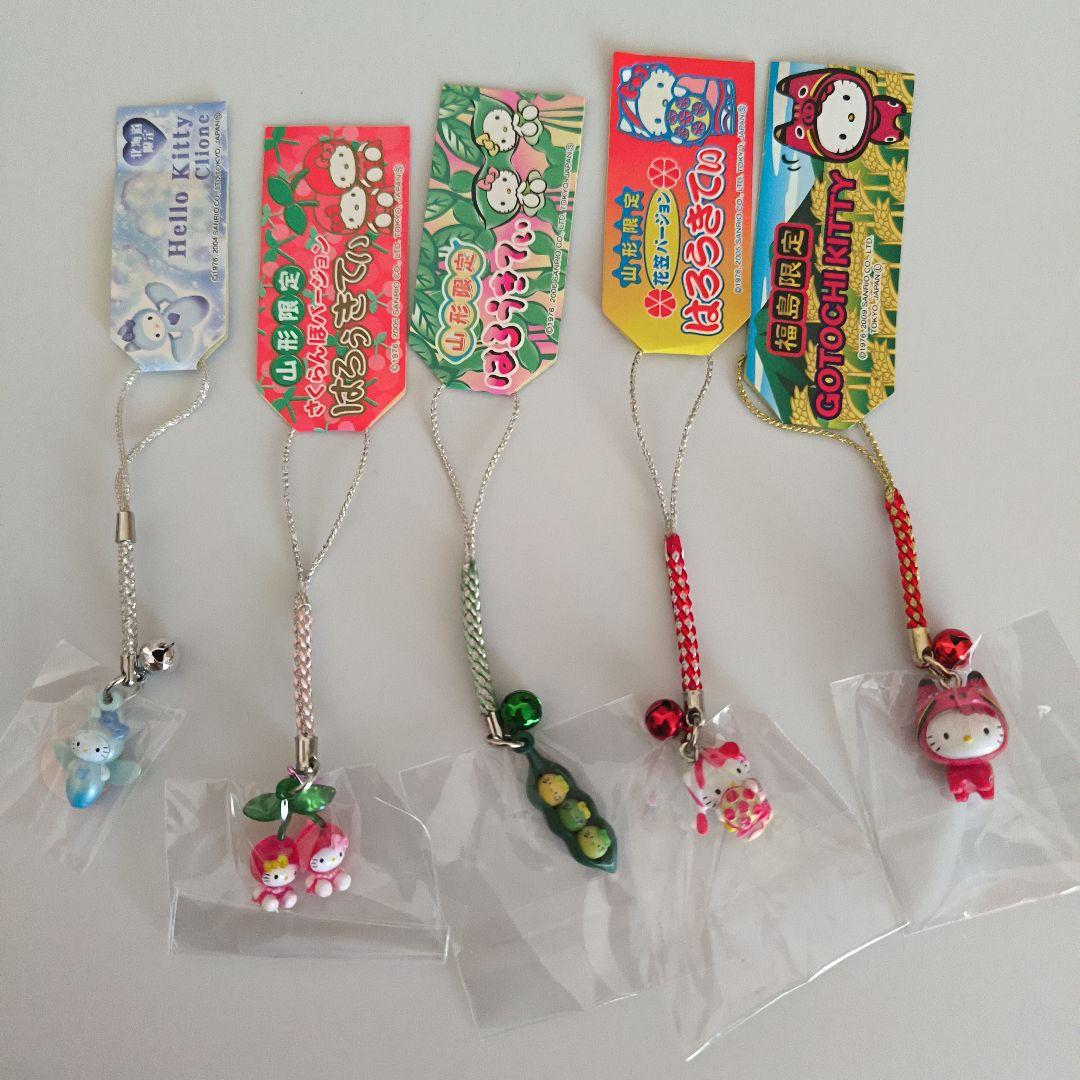 全58個☆ハローキティ　ご当地キティ　根付け　ストラップ
