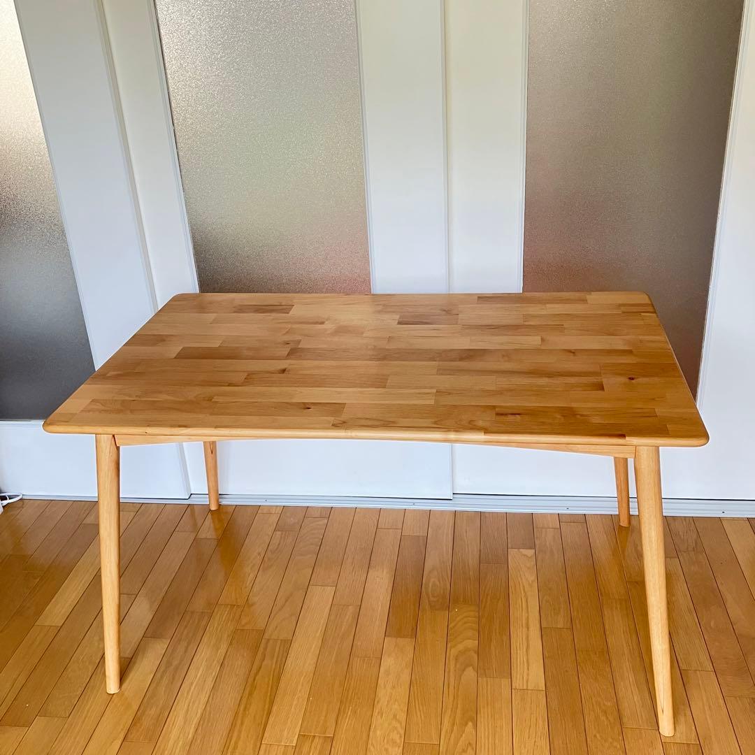 ナチュラル 木製 ダイニングテーブル 天然木　島忠