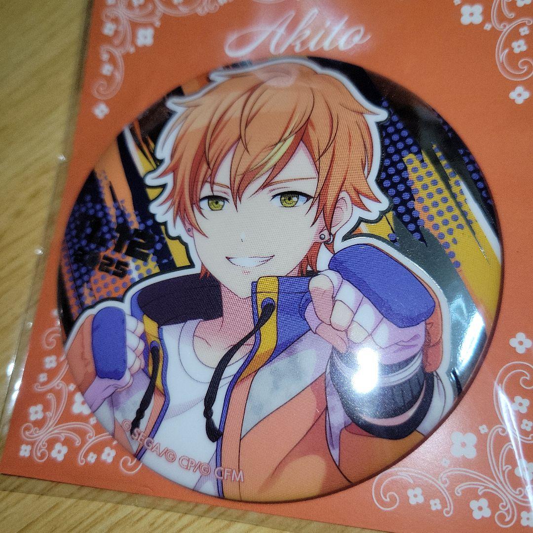 プロセカ 東雲彰人 はぴこれ バースデーギフト 箔押し缶バッジ E