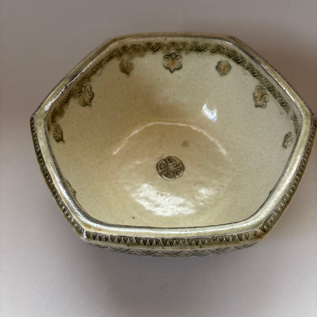 gmgmgm 専用 船木研児 舩木研兒 押紋六角鉢 民藝