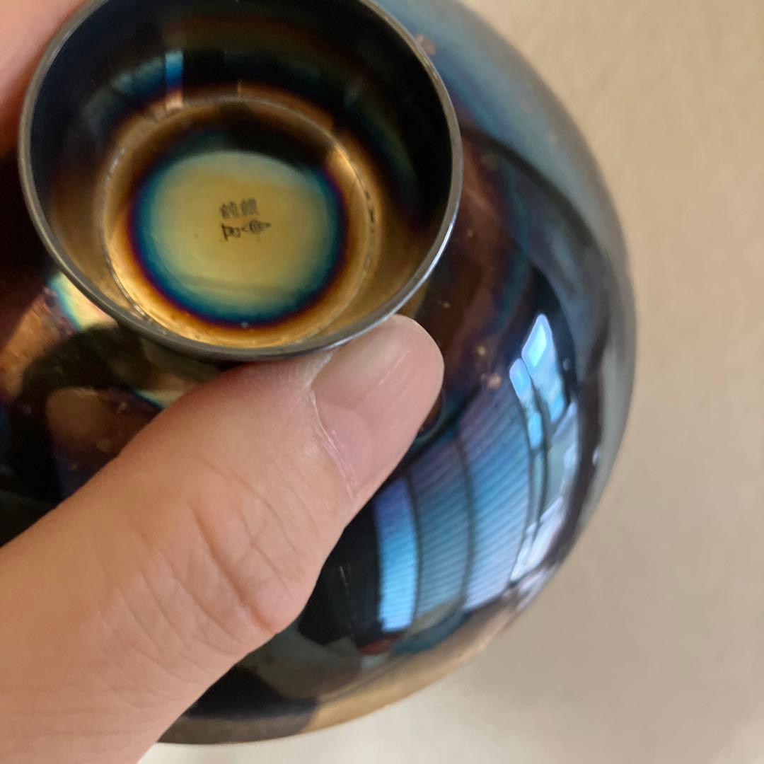 純銀 昭和54年 東京都知事 永年勤続感謝記念 工芸品 ☆変色し