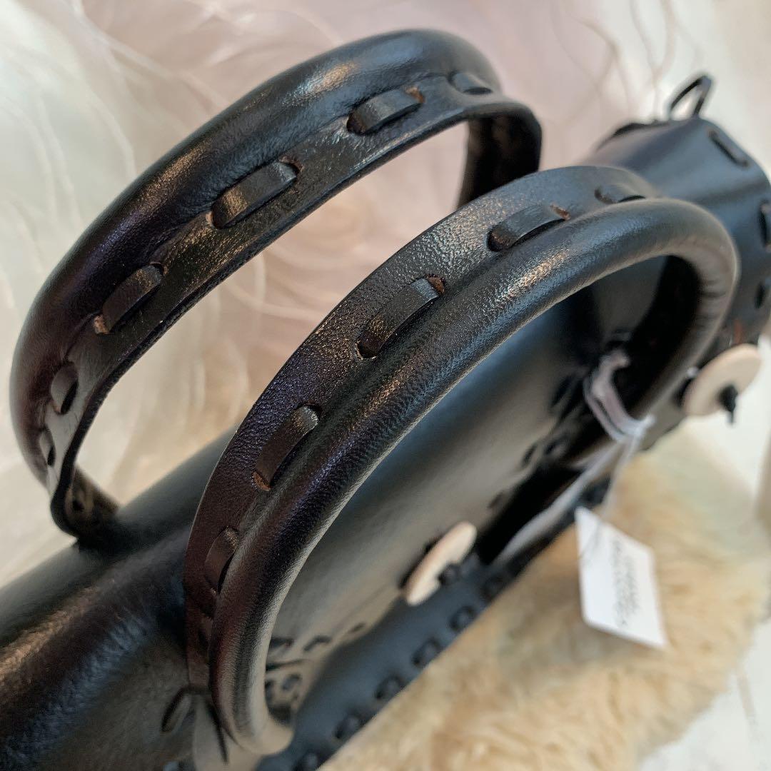 ☆未使用品☆カービングトライブス マエストラ プレーン21SS ハンドバッグ 黒