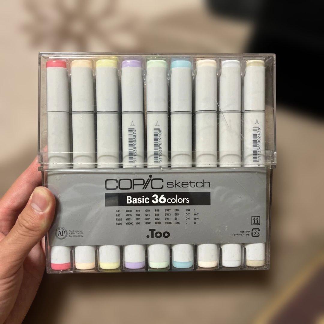 最終値下げ‼️】コピックスケッチ BASIC36COLORS ＆ バラ色セット