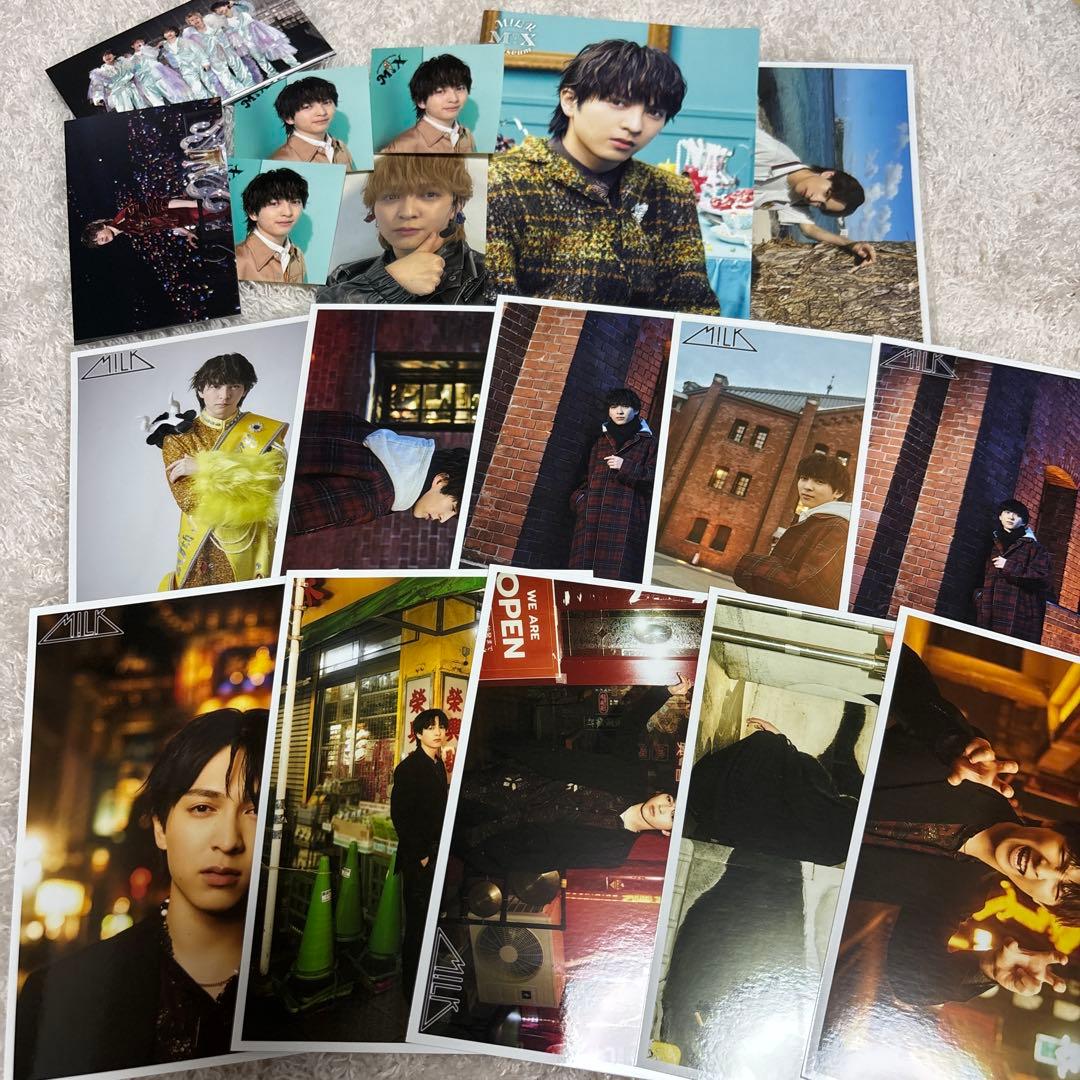 M!LK 吉田仁人 生誕写真 トレカ M!X 吉田仁人（下段左から2番目）の