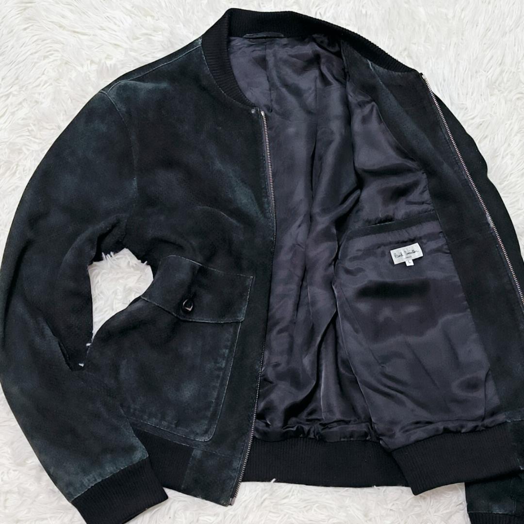 ポールスミスロンドン MA-1 レザージャケット ボンバージャケット