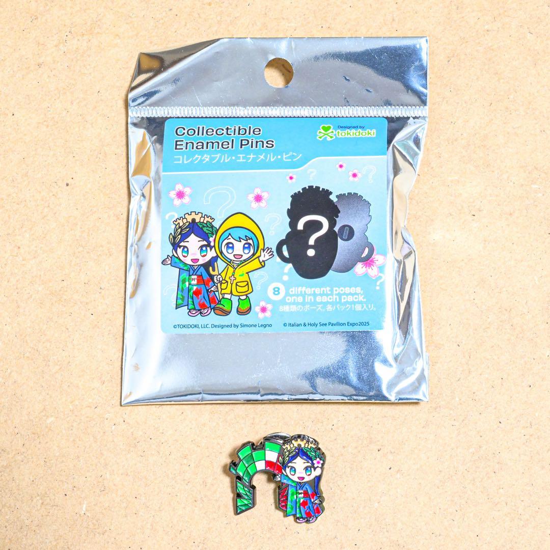大阪・関西万博2025 イタリア館 イタリアちゃん ピンバッジ 公式