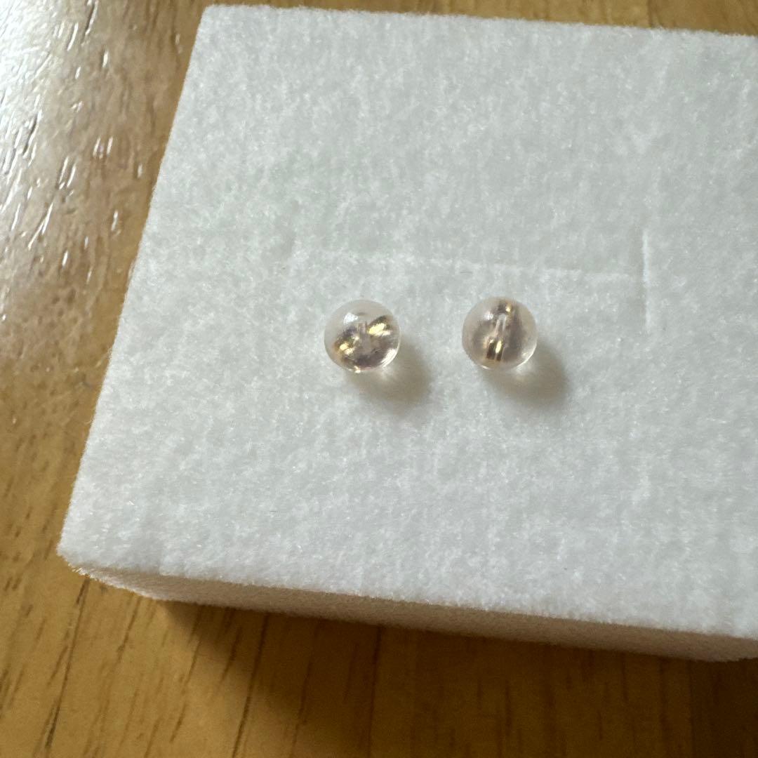 k18 ピアス オープンハート イエローゴールド Lサイズ約10mm×9mm