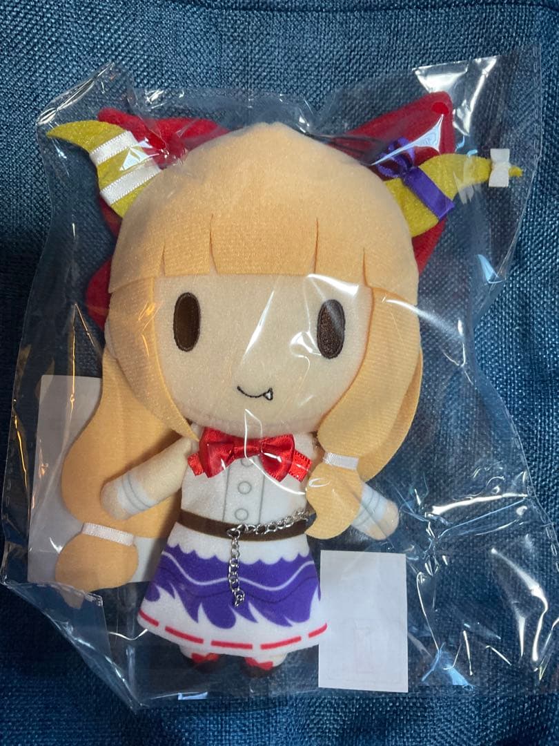Gift 東方　伊吹萃香 ふもふもすいか 缶バッジ付　ミニぬいぐるみセット