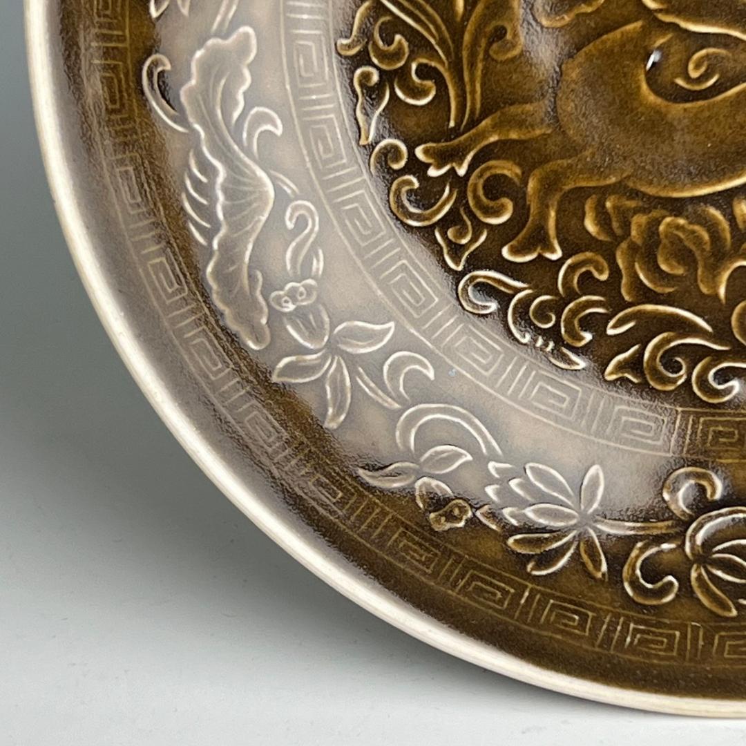 定窯紫金釉鹿紋碗 唐物 中国古玩 中国美術 唐物 擺件 A895 - メルカリ