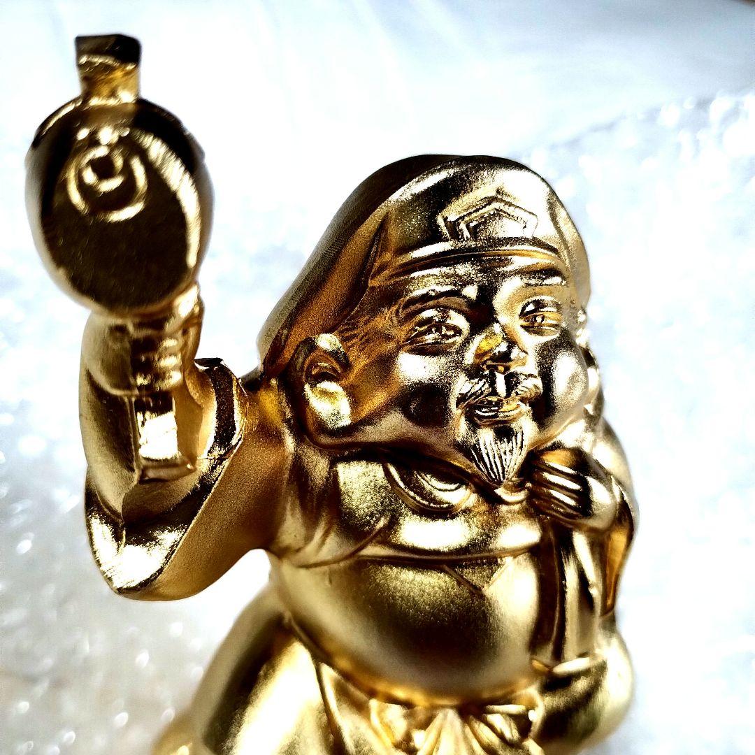 大黒天像 小田秀師作 縁起物 開運招福 K24GP 鍍金 - メルカリ