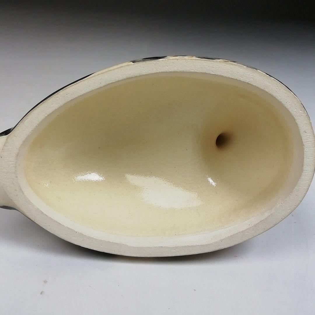 W98 香合 『仁清写 鶴』『平安 手塚桐鳳 造』 共箱 茶道具 - メルカリ