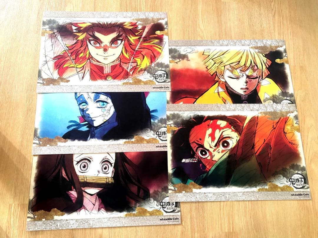 鬼滅の刃　ランチョンマット　まとめ売り　95枚　クリアファイル5枚 cafe