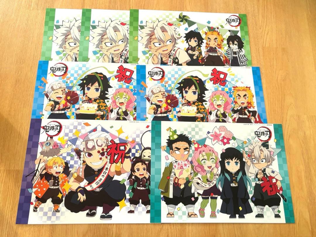 鬼滅の刃　ランチョンマット　まとめ売り　95枚　クリアファイル5枚 cafe
