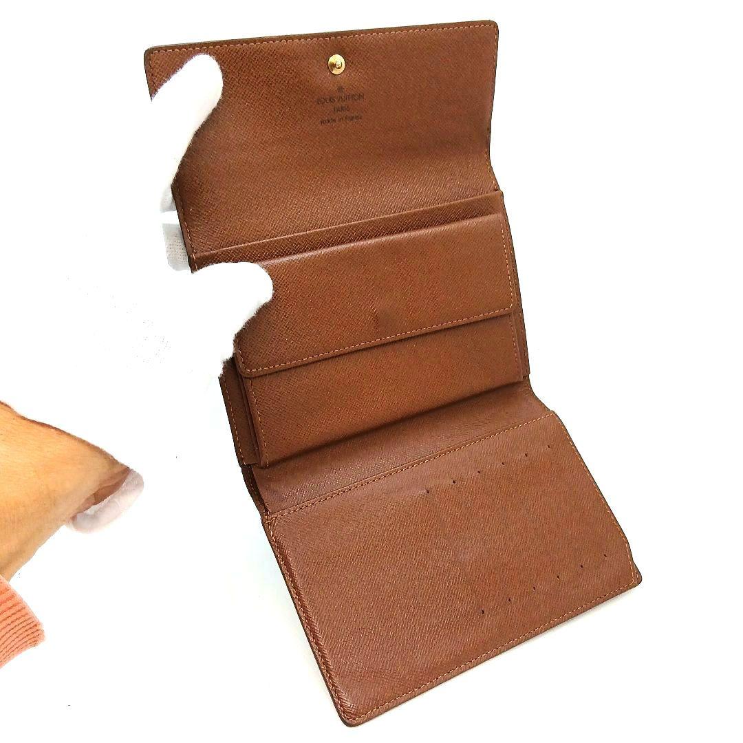 ★美品★ルイヴィトン★ポルト トレゾール エテュイ パピエ モノグラム★折り財布
